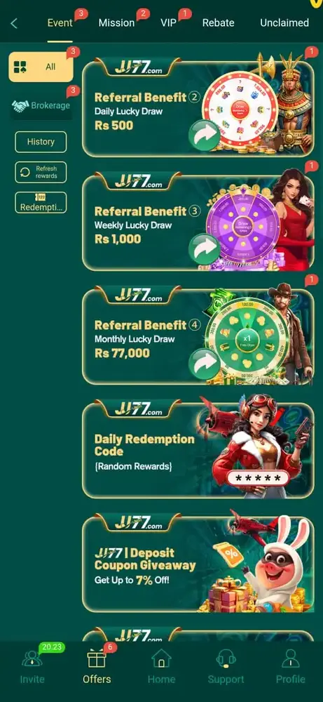 JJ77 Game